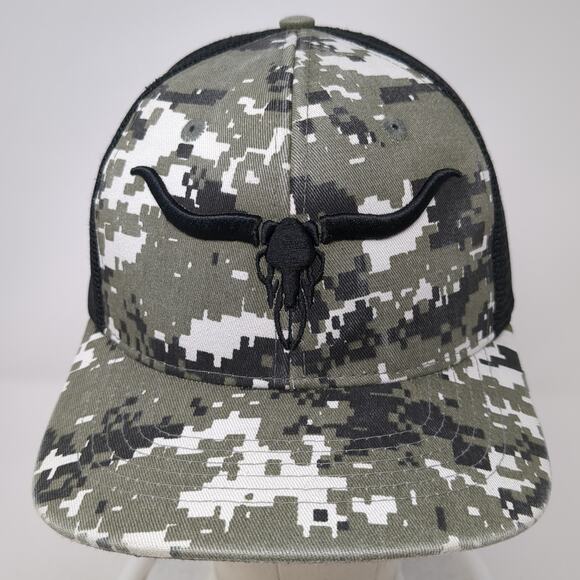 Arcadian Outfitters Snapback Trucker Hat Multicolor One Size Mesh Back Camo - Picture 2 of 9